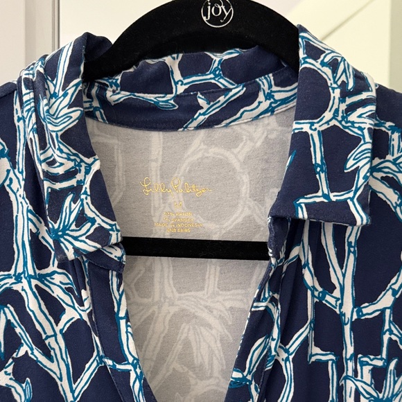 Lilly Pulitzer Blue and White Dress - Picture 6 of 7